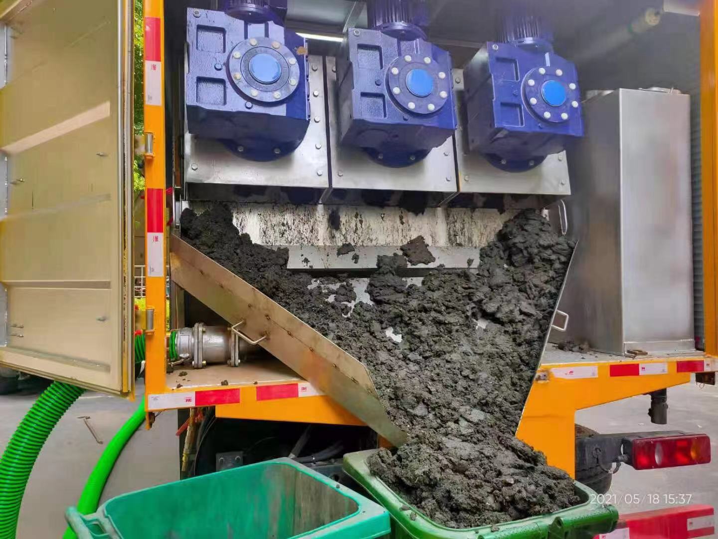 双峰化粪池清掏城市维护站-泥浆净化干湿分离处理